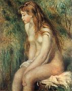 Pierre-Auguste Renoir Young Girl Bathing painting